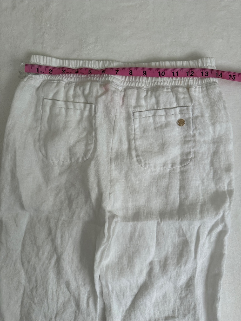 Lilly Pulitzer White Linen Pants - Picture 6 of 9